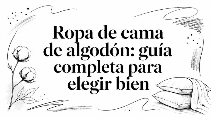 Ropa de cama de algodón: guía completa para elegir bien