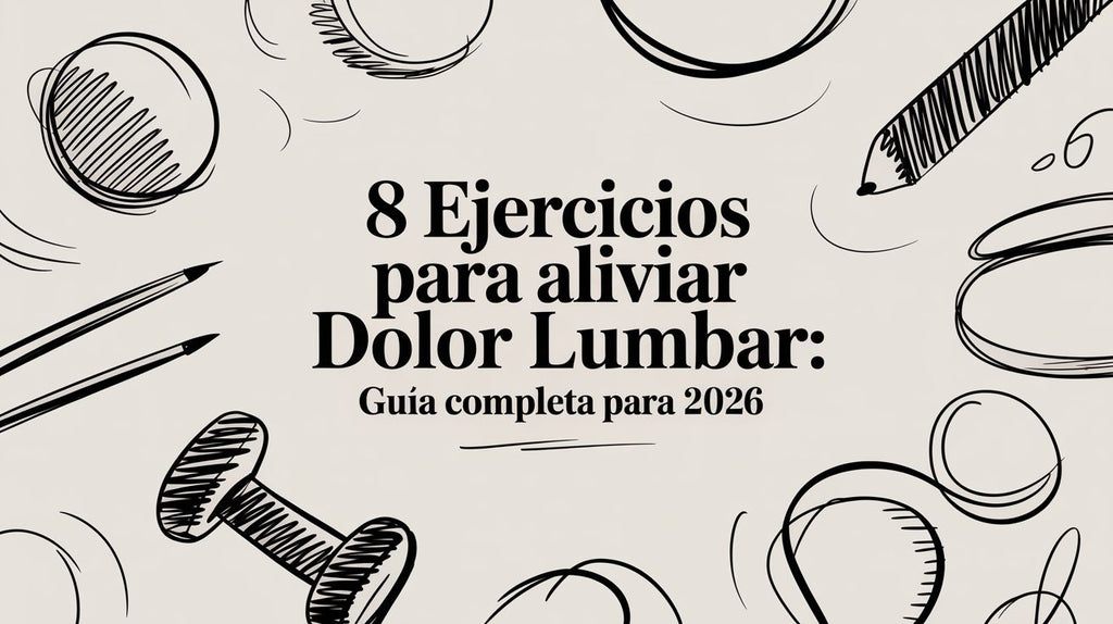8 ejercicios para aliviar dolor lumbar: guía completa para 2026