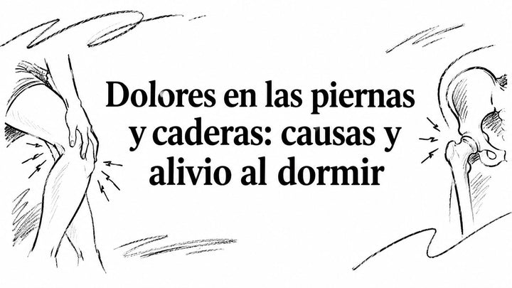 Dolores en las piernas y caderas: causas y alivio al dormir