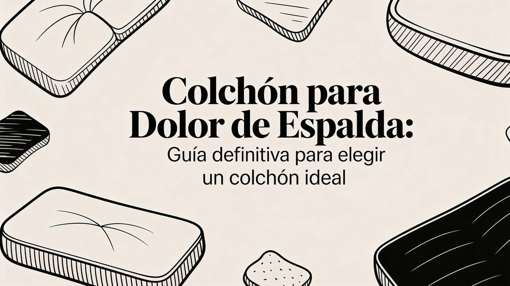 Colchon para dolor de espalda: guia definitiva para elegir un colchon ideal