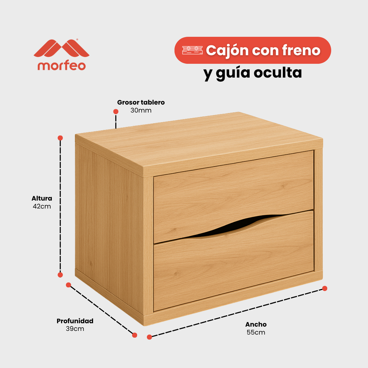 Mesita de Noche Korfu