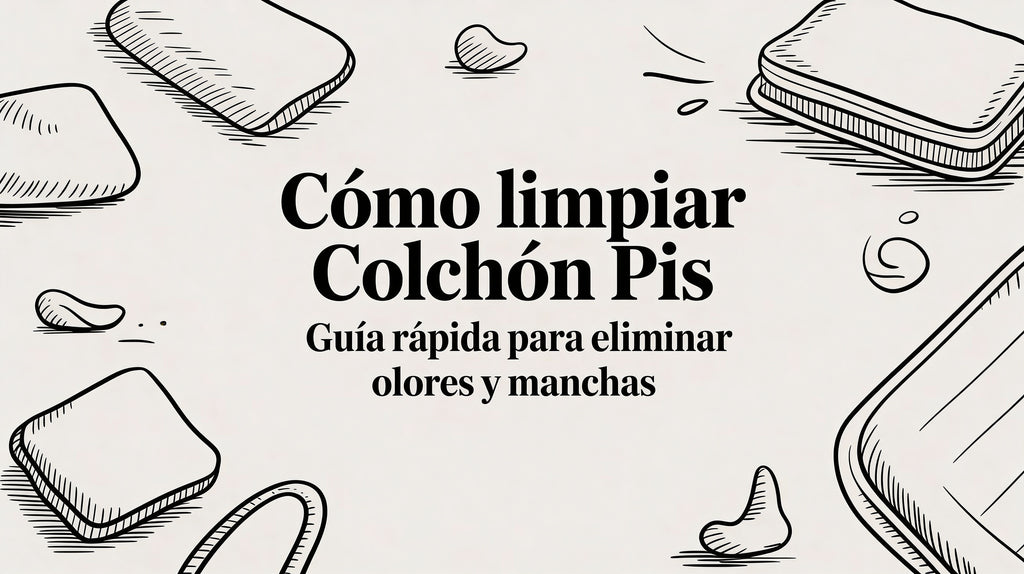 Cómo limpiar colchon pis: guía rápida para eliminar olores y manchas