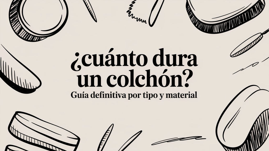 ¿Cuánto dura un colchón? Guía definitiva por tipo y material