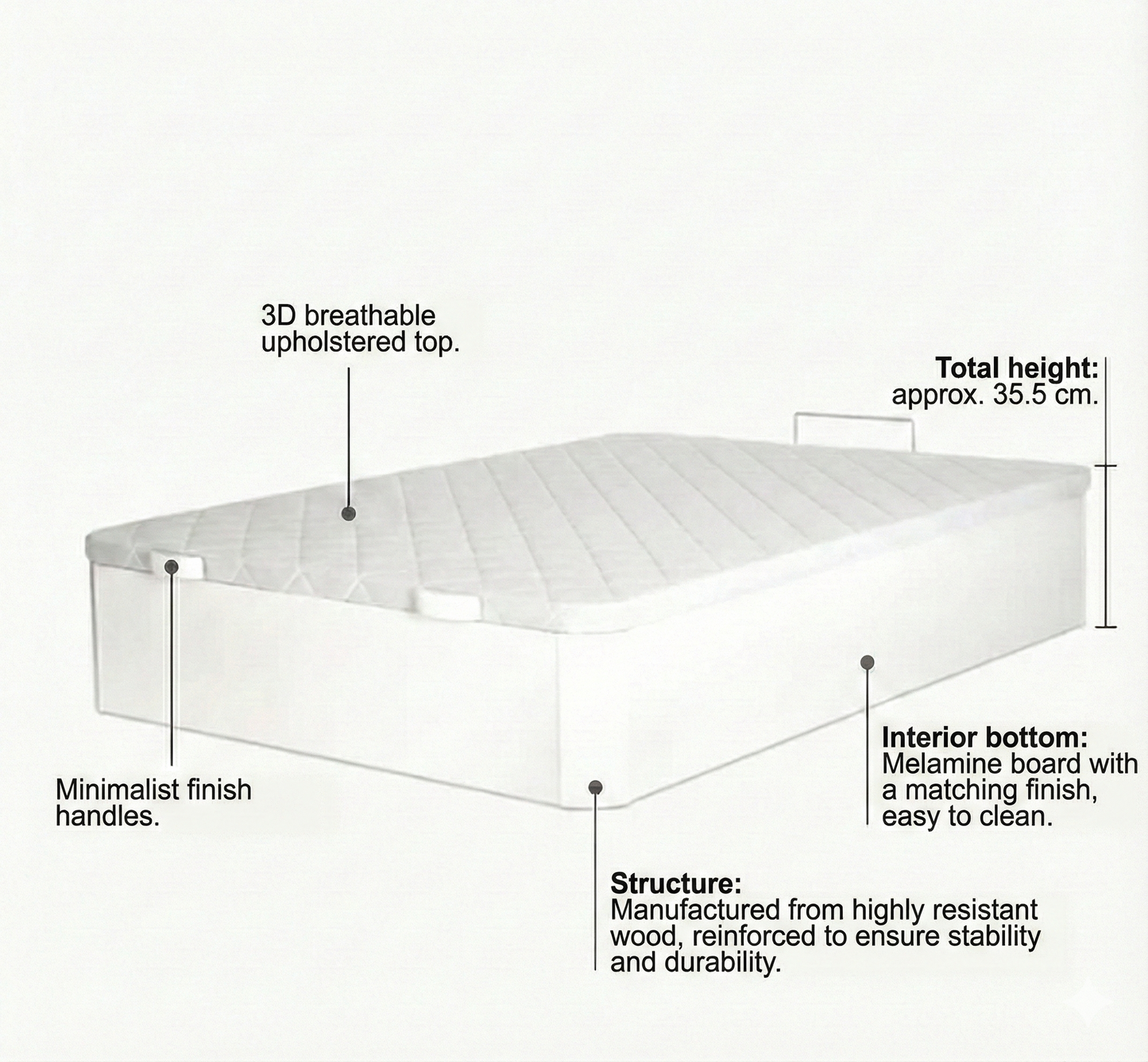 Rodas wooden sofa bed