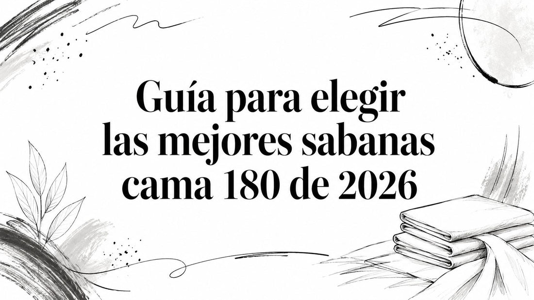 Guía para elegir las mejores sabanas cama 180 de 2026