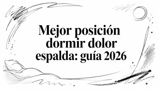 Mejor posición dormir dolor espalda: guía 2026