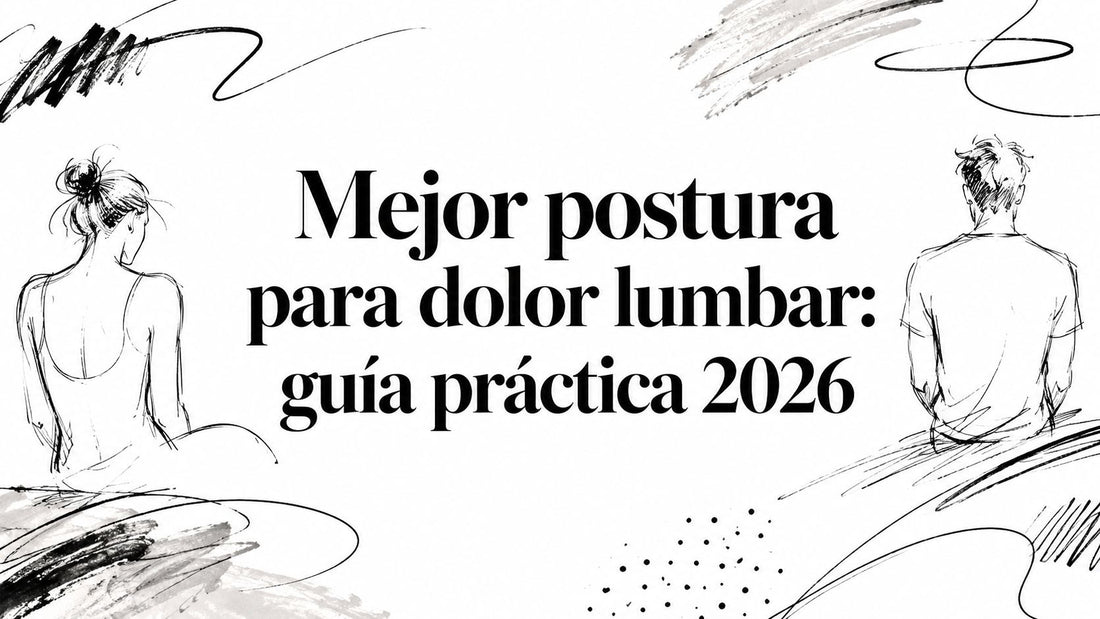 Mejor postura para dolor lumbar: guía práctica 2026
