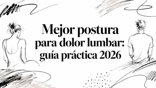 Mejor postura para dolor lumbar: guía práctica 2026