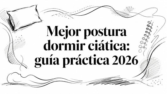 Mejor postura dormir ciática: guía práctica 2026