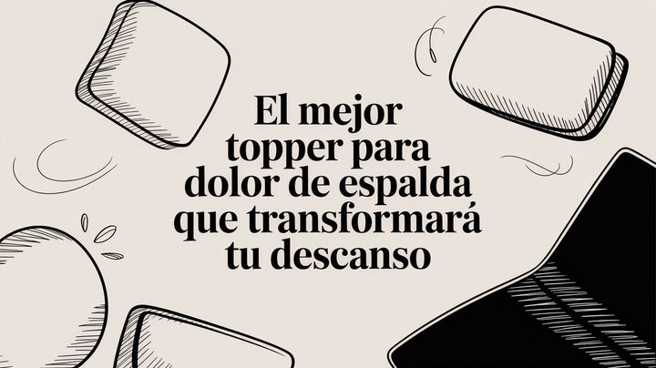 El mejor topper para dolor de espalda que transformará tu descanso