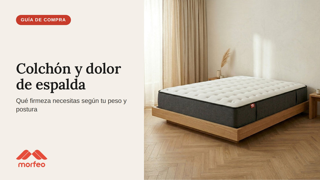 Colchón Morfeo Altus en un dormitorio: guía para elegir colchón si tienes dolor de espalda
