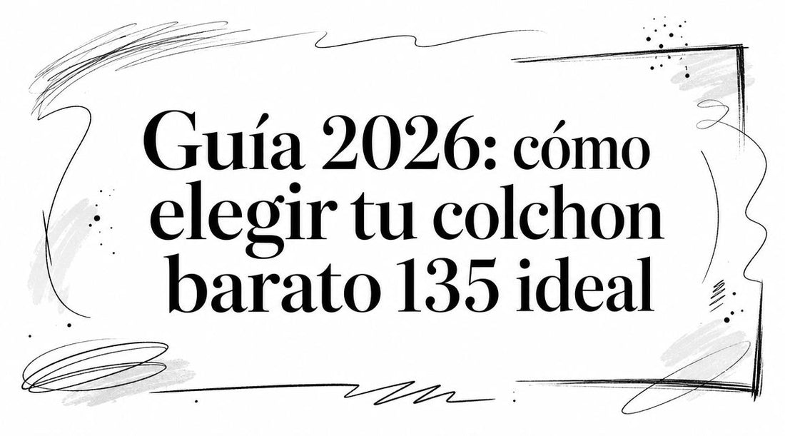 Guía 2026: cómo elegir tu colchon barato 135 ideal