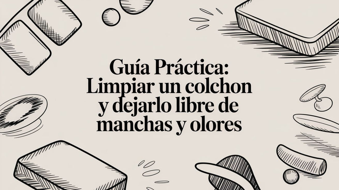 Guía práctica: limpiar un colchon y dejarlo libre de manchas y olores