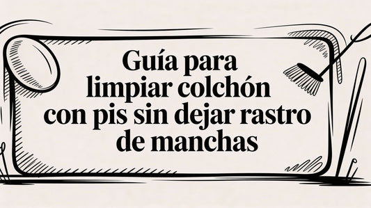 Guía para limpiar colchon con pis sin dejar rastro de manchas