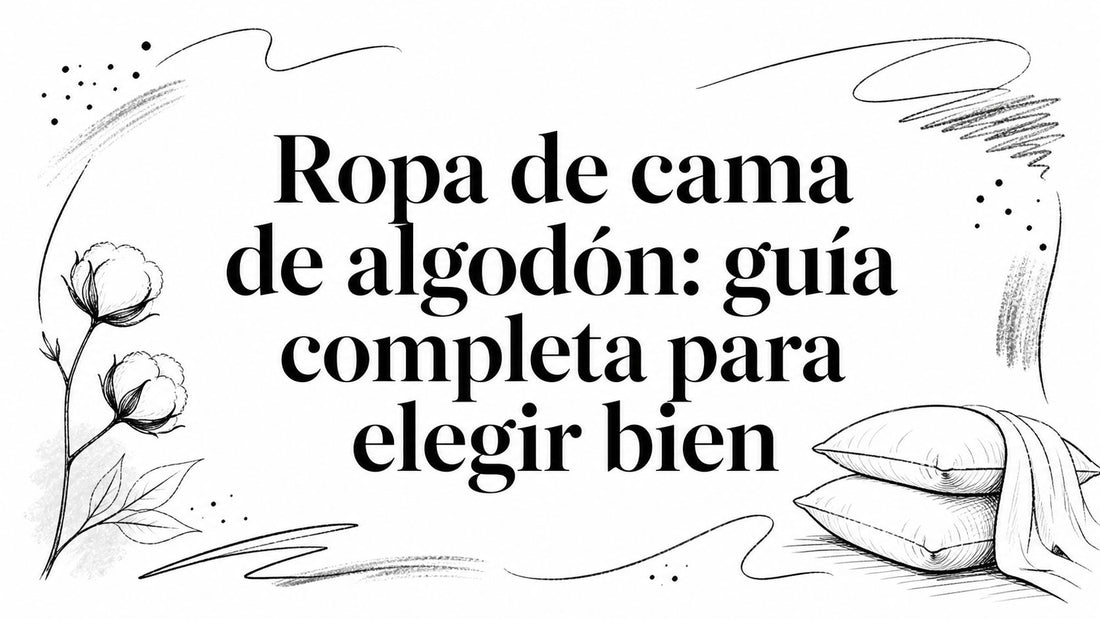 Ropa de cama de algodón: guía completa para elegir bien
