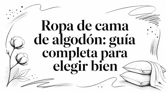 Ropa de cama de algodón: guía completa para elegir bien