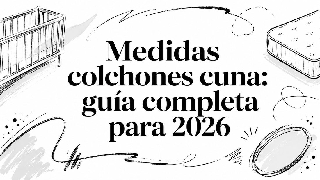 Medidas colchones cuna: guía completa para 2026