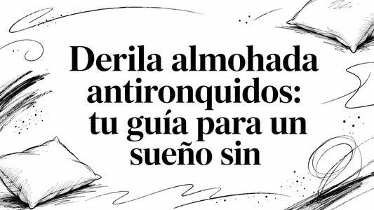 Derila almohada antironquidos: tu guía para un sueño sin