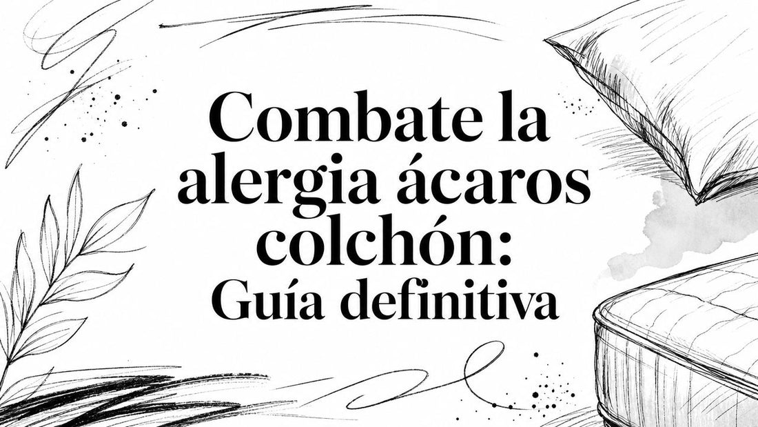 Combate la alergia ácaros colchón: Guía definitiva
