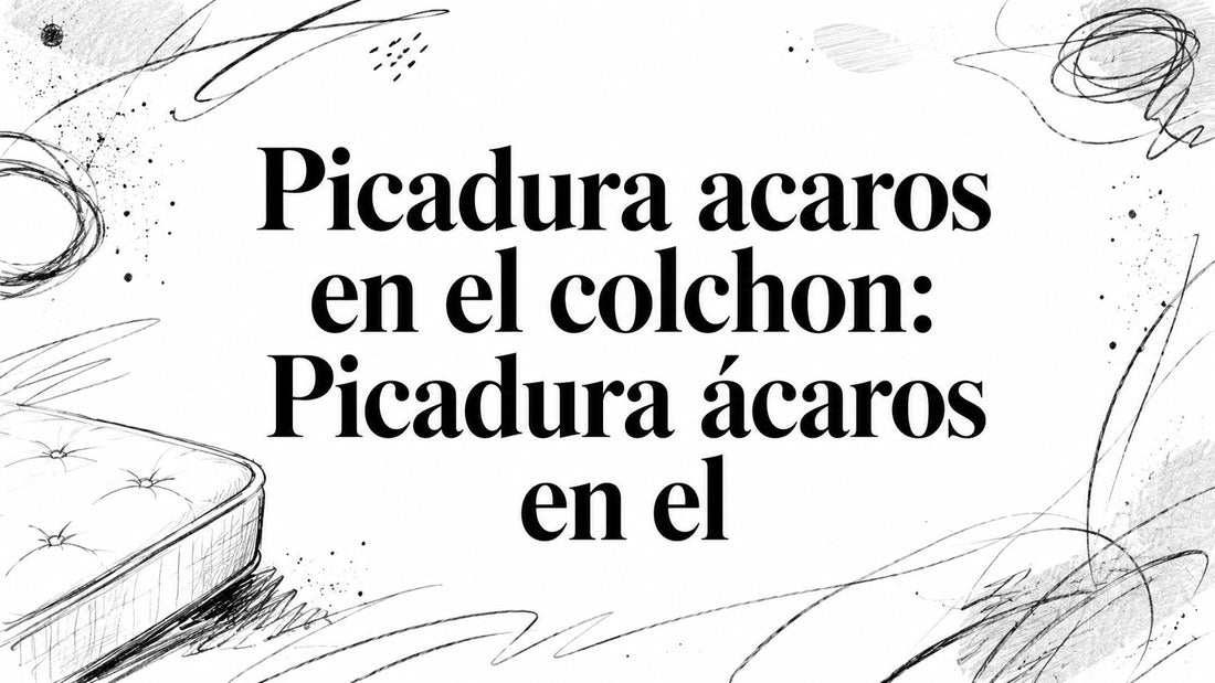 Picadura acaros en el colchon: Picadura ácaros en el