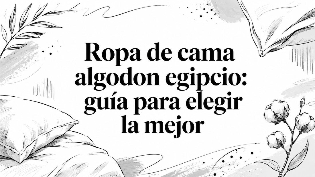 Ropa de cama algodon egipcio: guía para elegir la mejor