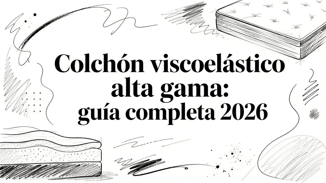 Colchon viscoelastico alta gama: guía completa 2026