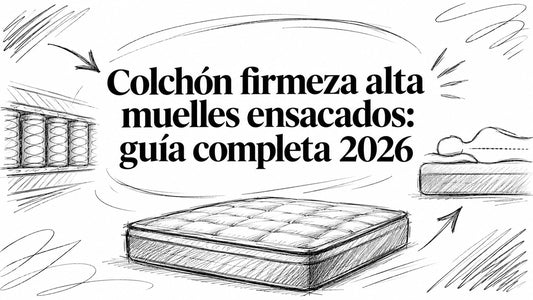 Colchón firmeza alta muelles ensacados: guía completa 2026
