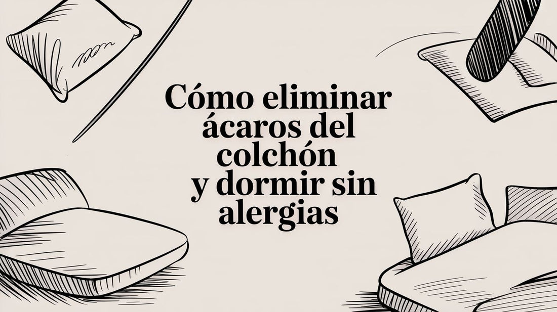Cómo eliminar ácaros del colchón y dormir sin alergias