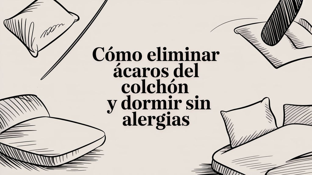 Cómo eliminar ácaros del colchón y dormir sin alergias