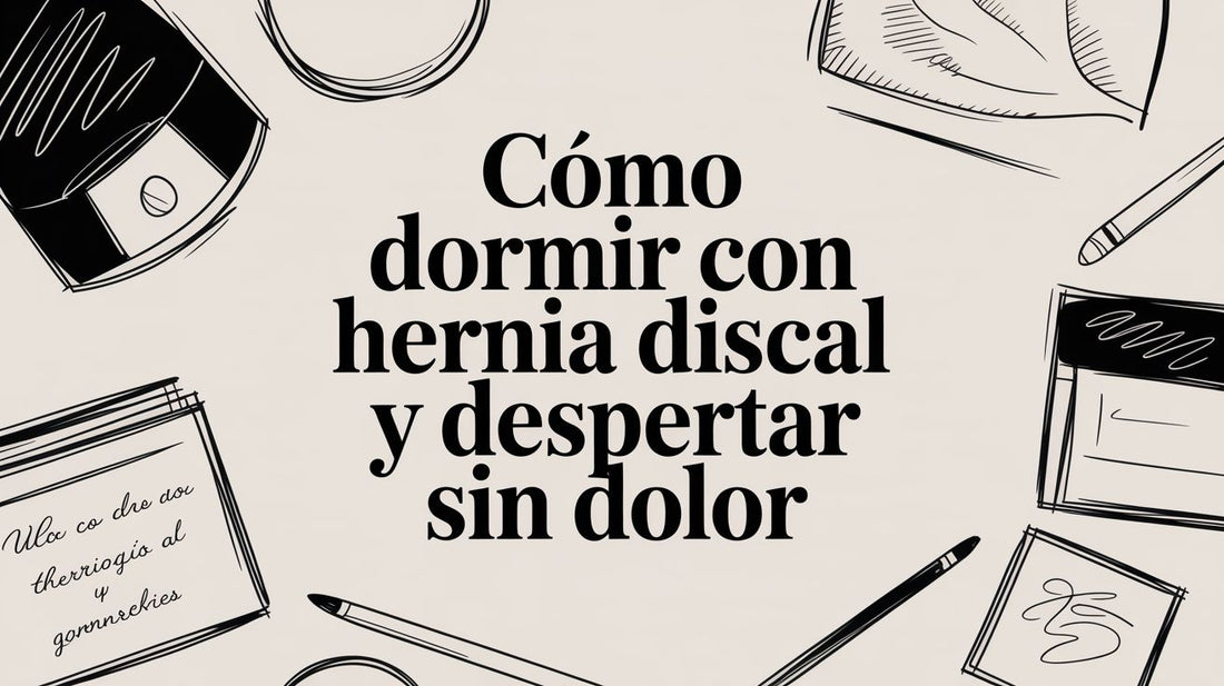 Cómo dormir con hernia discal y despertar sin dolor