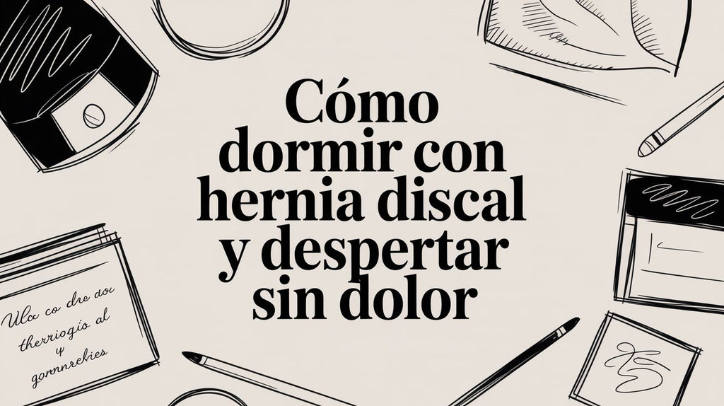 Cómo dormir con hernia discal y despertar sin dolor