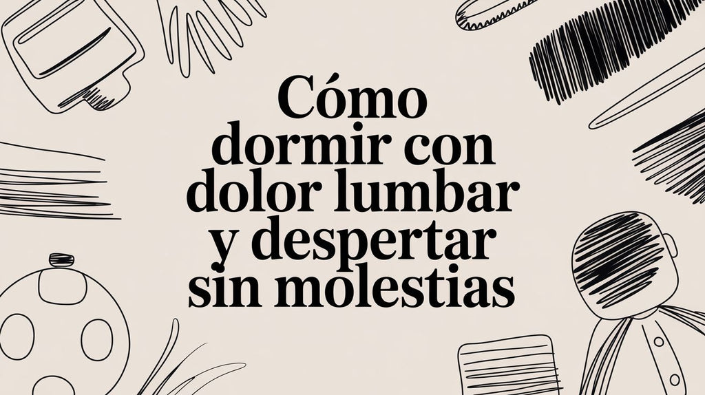 Cómo dormir con dolor lumbar y despertar sin molestias
