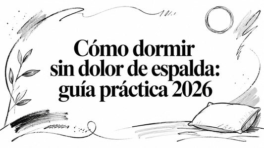 Cómo dormir sin dolor de espalda: guía práctica 2026