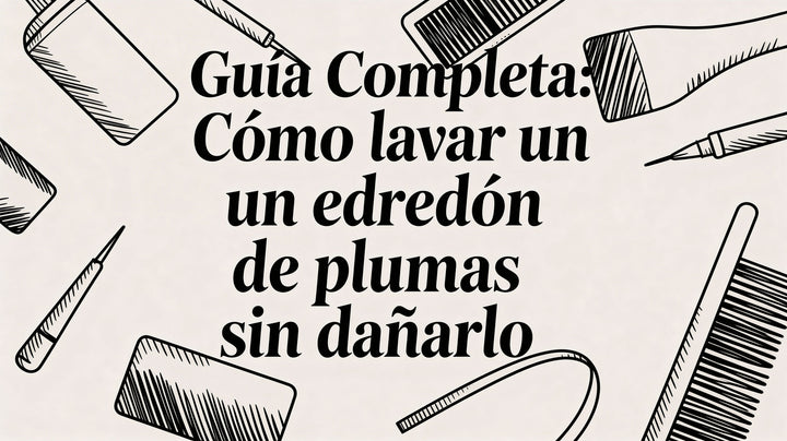 Cómo lavar un edredón de plumas sin dañarlo