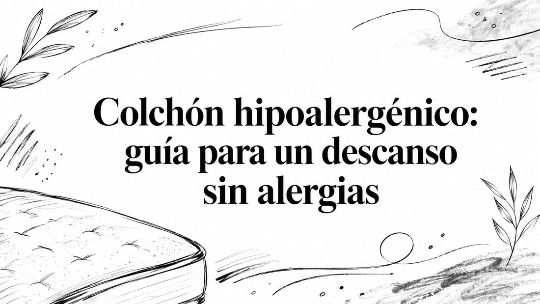 Colchón hipoalergénico: guía para un descanso sin alergias
