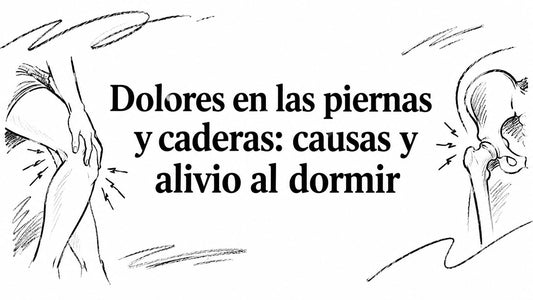 Dolores en las piernas y caderas: causas y alivio al dormir