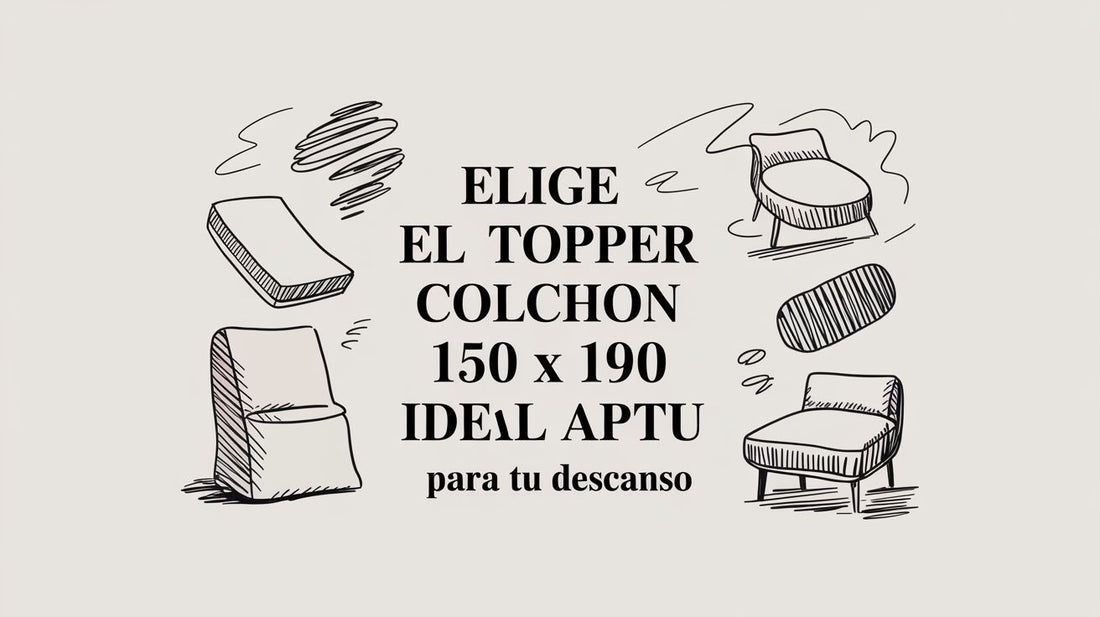 Elige el topper colchon 150 x 190 ideal para tu descanso