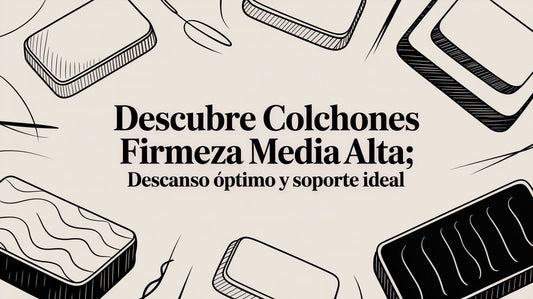 Descubre colchones firmeza media alta: descanso óptimo y soporte ideal