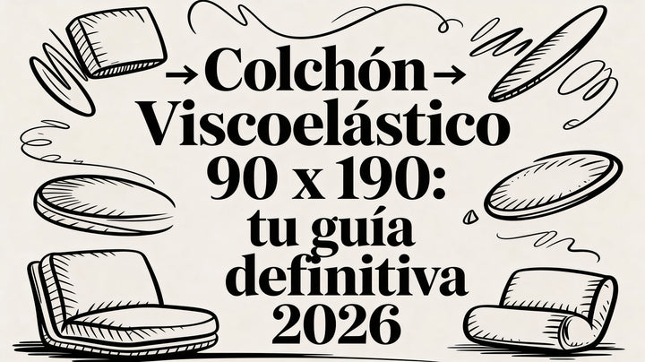 Colchón viscoelástico de 90x190: guía para elegirlo
