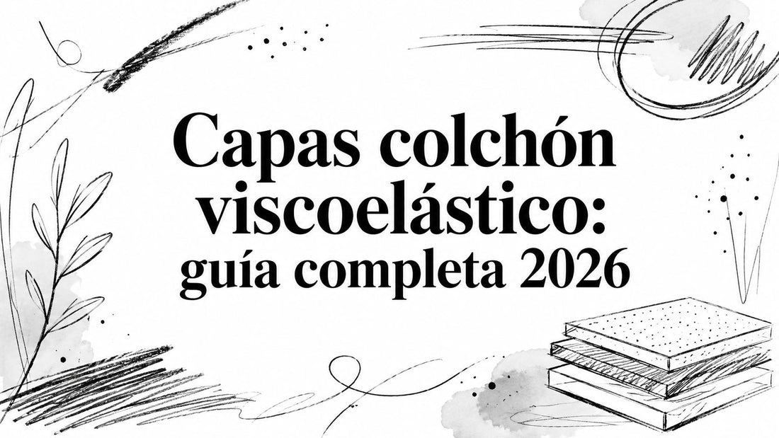 Capas colchón viscoelástico: guía completa 2026