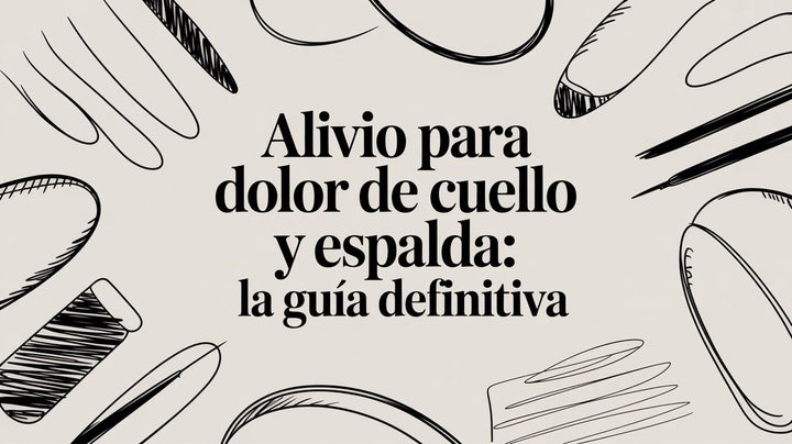 Alivio para dolor de cuello y espalda: la guía definitiva