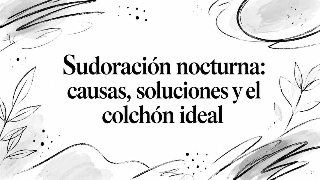 Sudoración nocturna: causas, soluciones y el colchón ideal