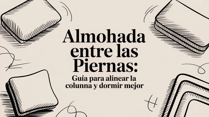 Almohada entre las piernas: guía para alinear la columna y dormir mejor