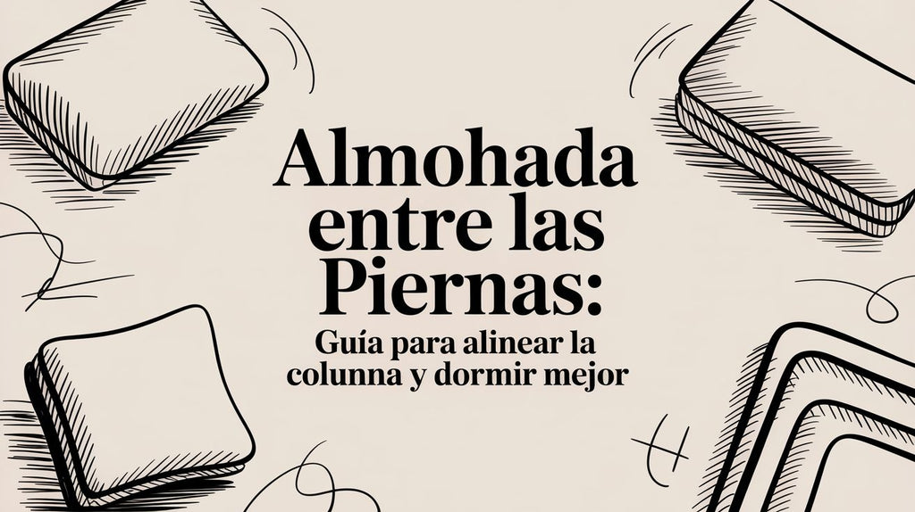 Almohada entre las piernas: guía para alinear la columna y dormir mejor