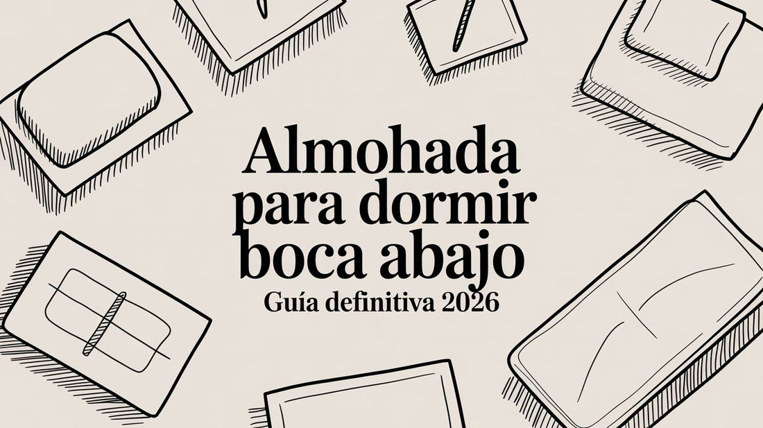 Almohada para dormir boca abajo: Guía definitiva 2026