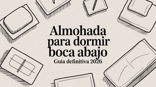 Almohada para dormir boca abajo: Guía definitiva 2026