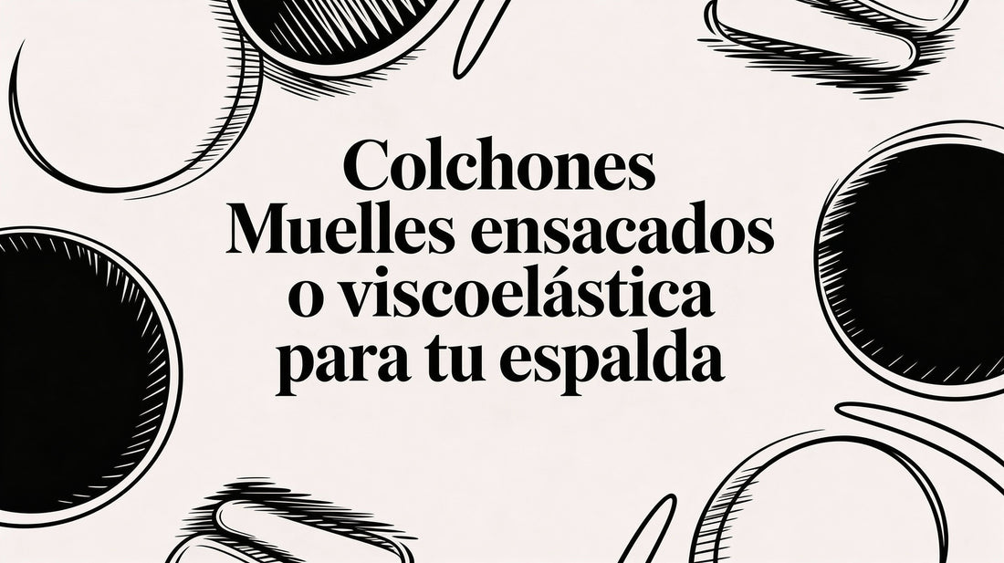 Colchones muelles ensacados o viscoelastica para tu espalda