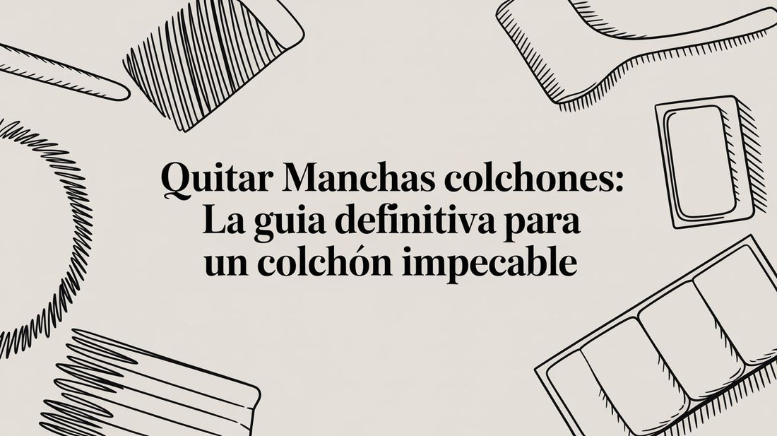 Quitar manchas colchones: la guía definitiva para un colchón impecable