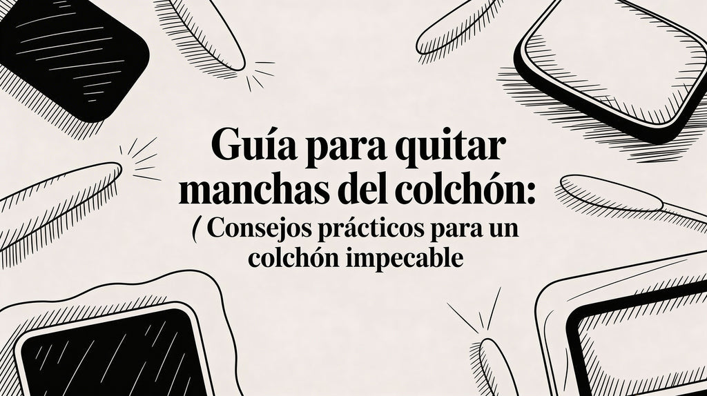 Guía para quitar manchas colchon: consejos prácticos para un colchón impecable