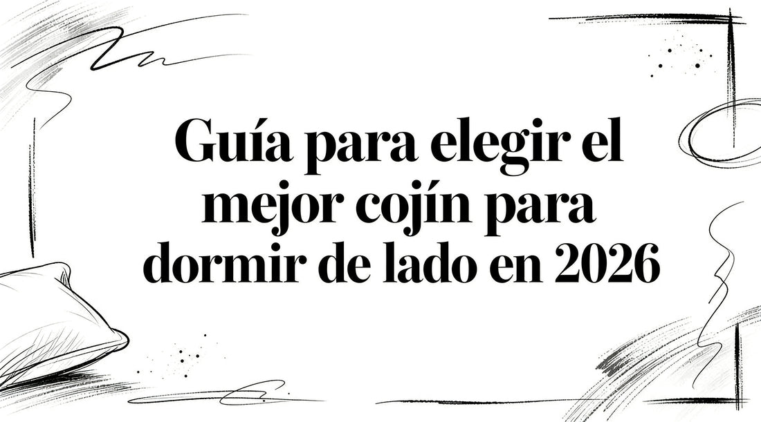 Guía para elegir el mejor cojin para dormir de lado en 2026